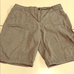 Karen Scott Dark Green Shorts